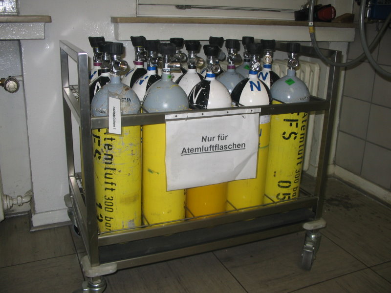 Reserveatemluftflaschen