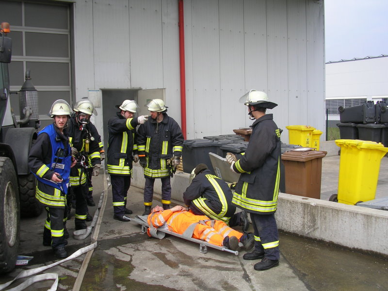 Versorgung des Verletzten