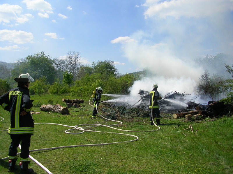Starke Rauchentwicklung