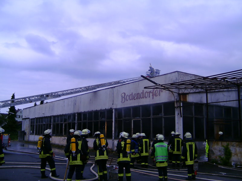 Brandbekämpfung über die DLK