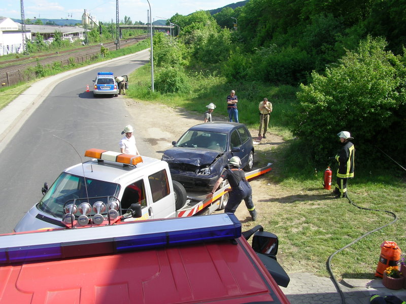 PKW wird abgeschleppt