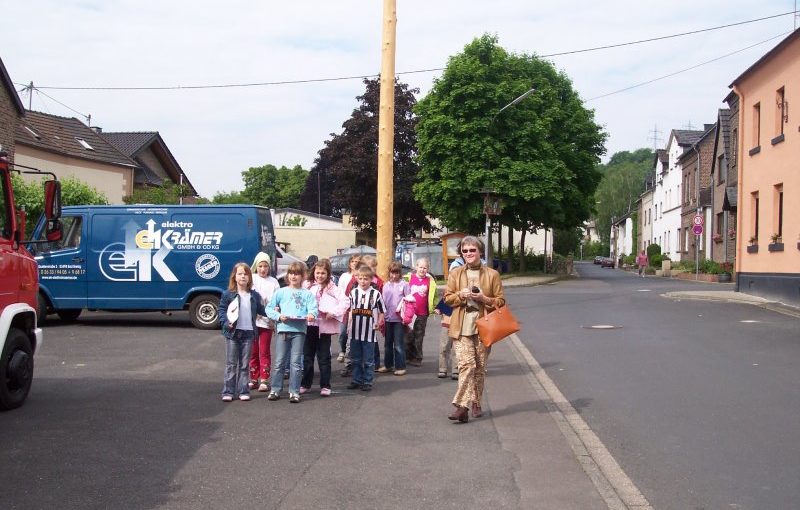 Ankunft im Gerätehaus
