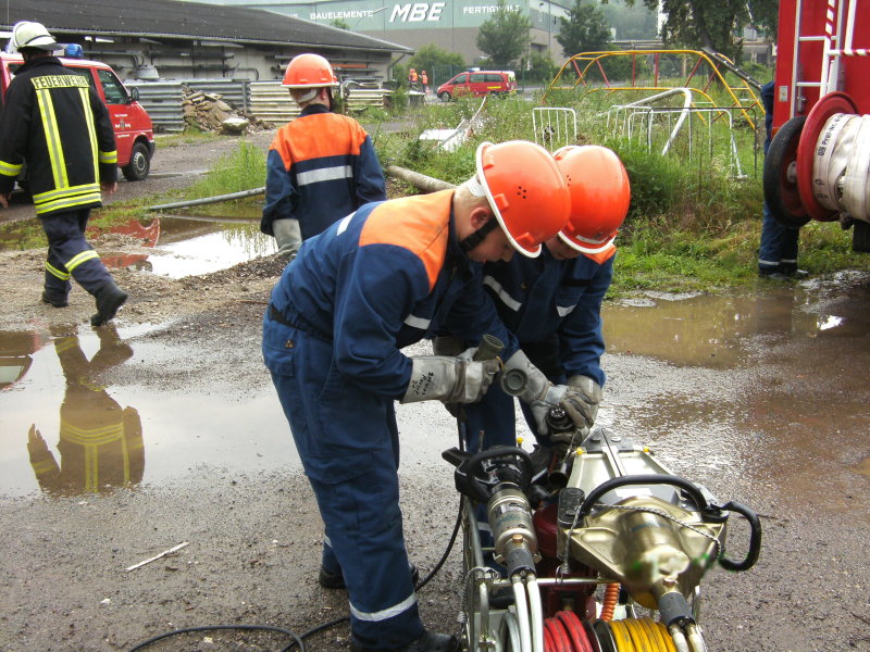 Vorbereiten des Rettungsgerätes