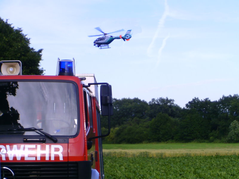 Hubschrauber der Polizei