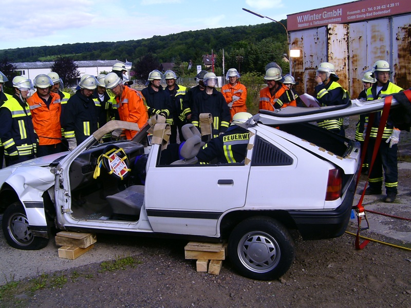 Übung patientengerechte Rettung