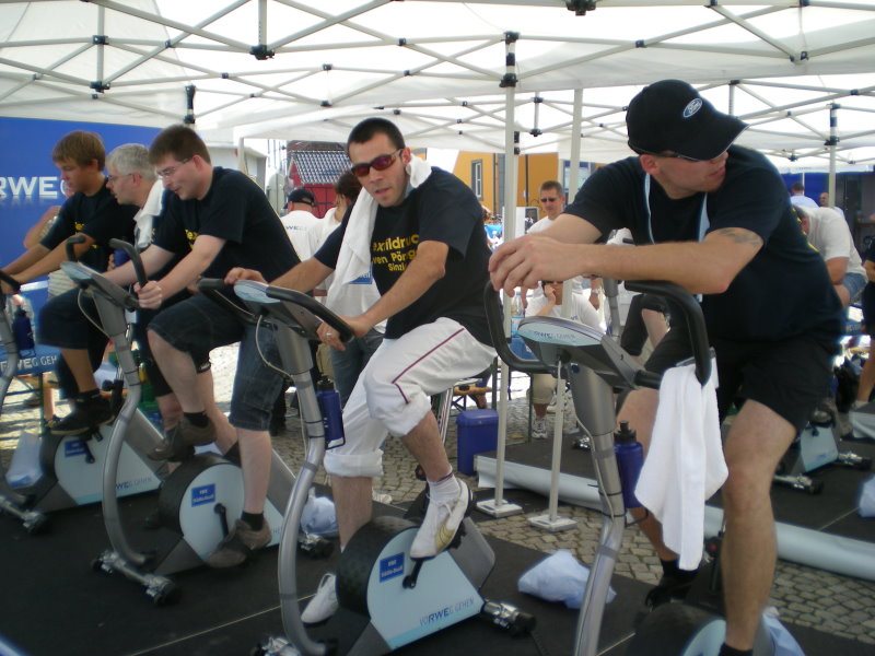 Auf die Ergometer, fertig - los!