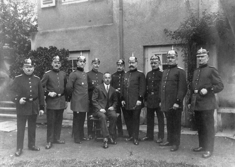 Führercorps der Sinziger Wehr 1927