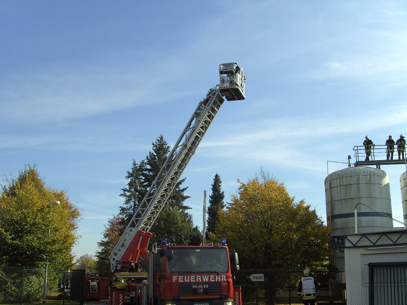 Rettung über die Drehleiter