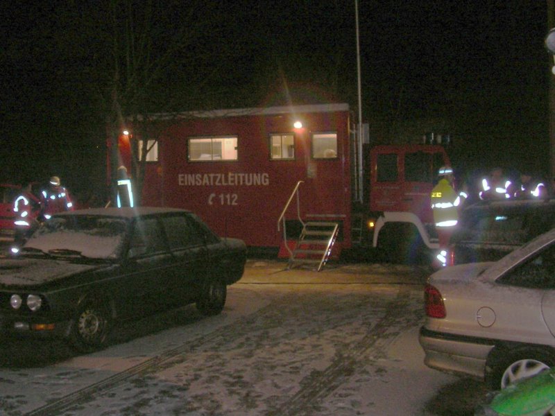 Arbeit im Einsatzleitwagen 2