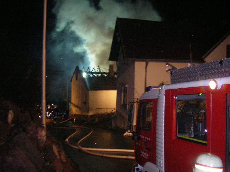 Zerstörtes Wohnhaus