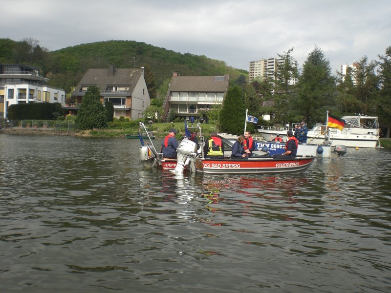 Übungen auf dem Rhein