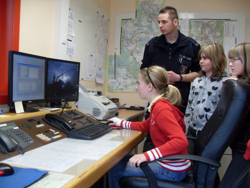In der Einsatzzentrale