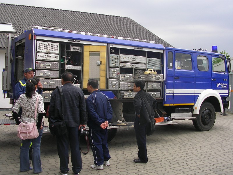 Vorstellung des Gerätekraftwagens des THW