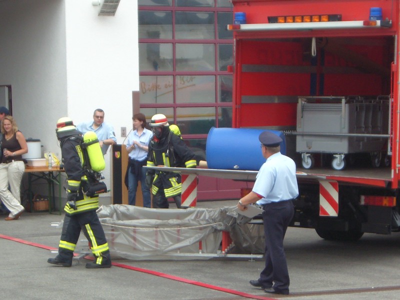 Auffangen der Flüssigkeit