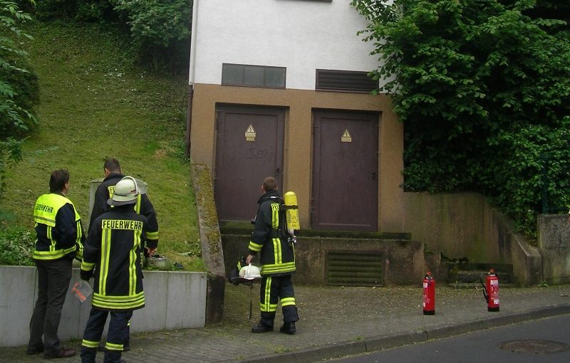 Umspannhäuschen in der Burggrafenstraße