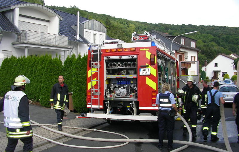 Neun Einsatzfahrzeuge rückten an