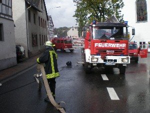 Dorfstraße musste gesperrt werden