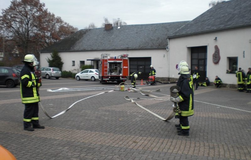 Vortragen eines Löschangriffes