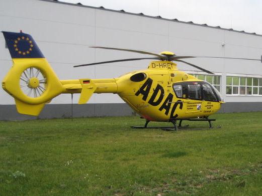 Rettungshubschrauber war vor Ort