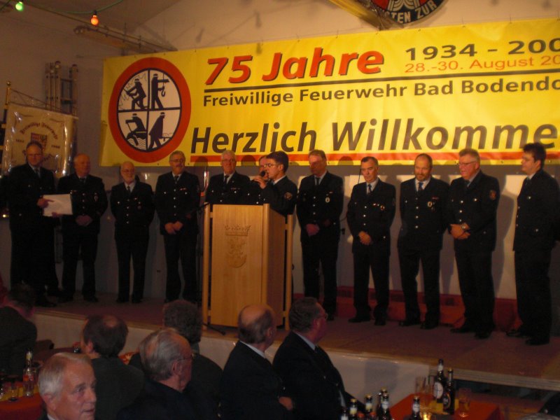 Ansprache des Bürgermeister Kroeger