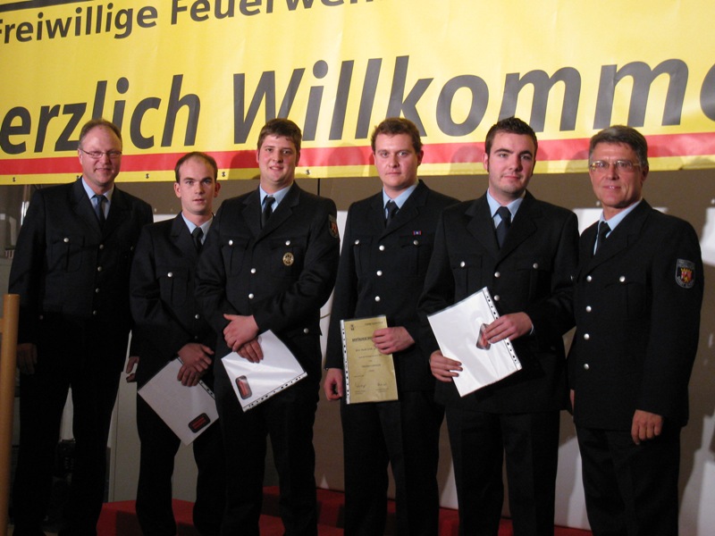 Zum Oberfeuerwehrmann ernannt