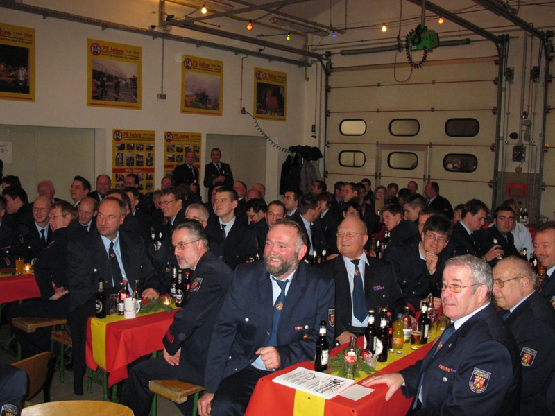 Das Gerätehaus war randvoll