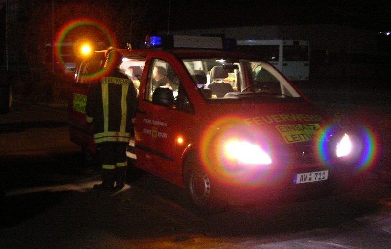 Eine Einsatzleitung wurde eingerichtet