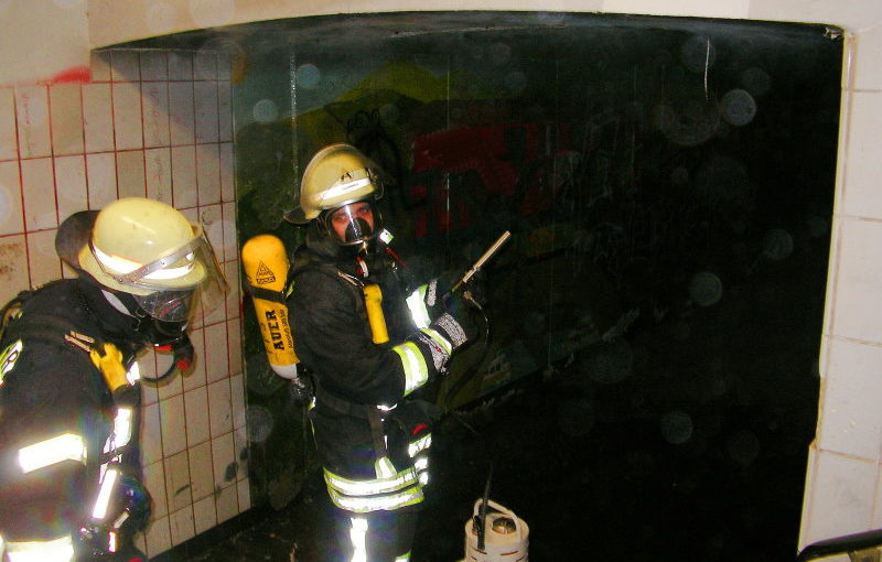 Angriffstrupp ging mit Kleinlöschgerät vor