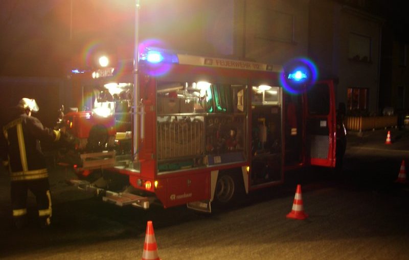 Einsatz in der Quellenstraße in Kripp