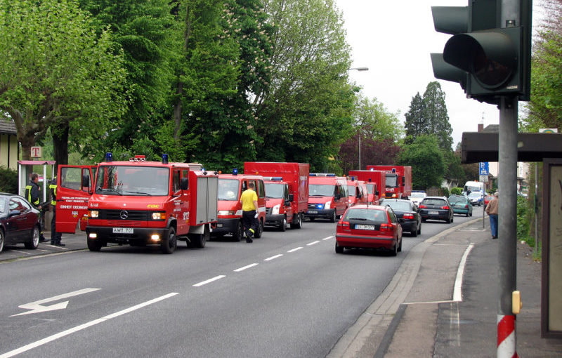 Remagen war mit allen Einheiten vor Ort