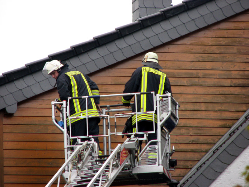 Das Dachgeschoss wurde kontrolliert