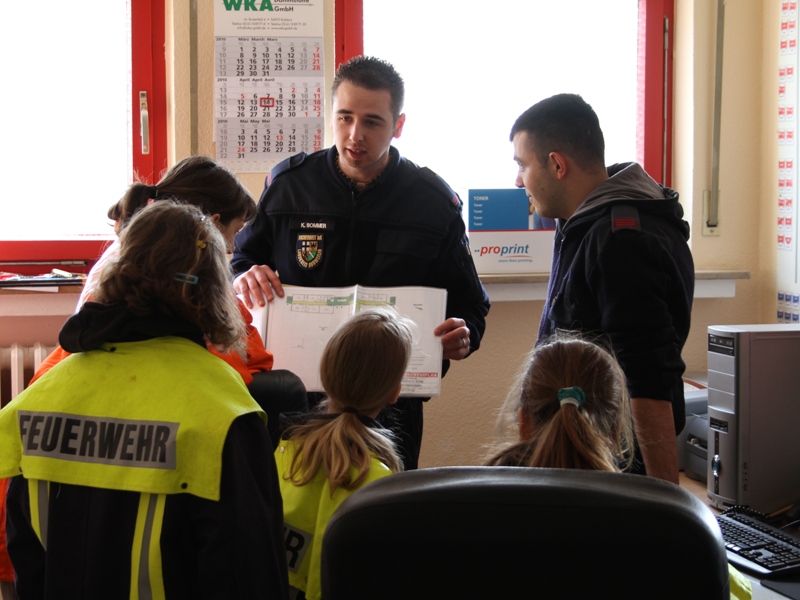 Einsatzpläne für die Arbeit in der FEZ