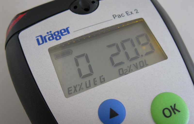 Gaswarngerät der Feuerwehr