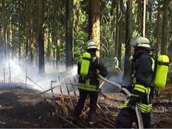 Viele Einsatzkräfte eilten zum Brandort