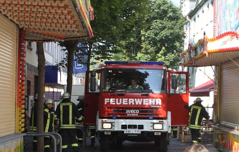 Feuerwehr trainierte in beengten Verhältnissen