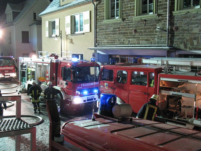 Alle Feuerwehren des Umlandes waren vor Ort