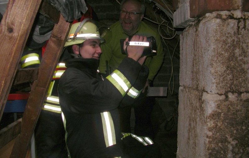 Kontrolle mit der Wärmebildkamera