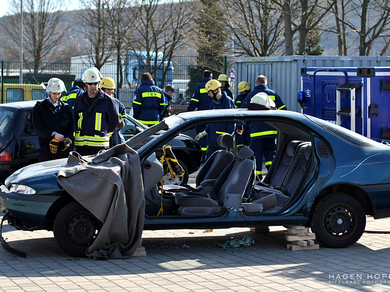 Zahlreiche Rettungsmethoden wurden geübt