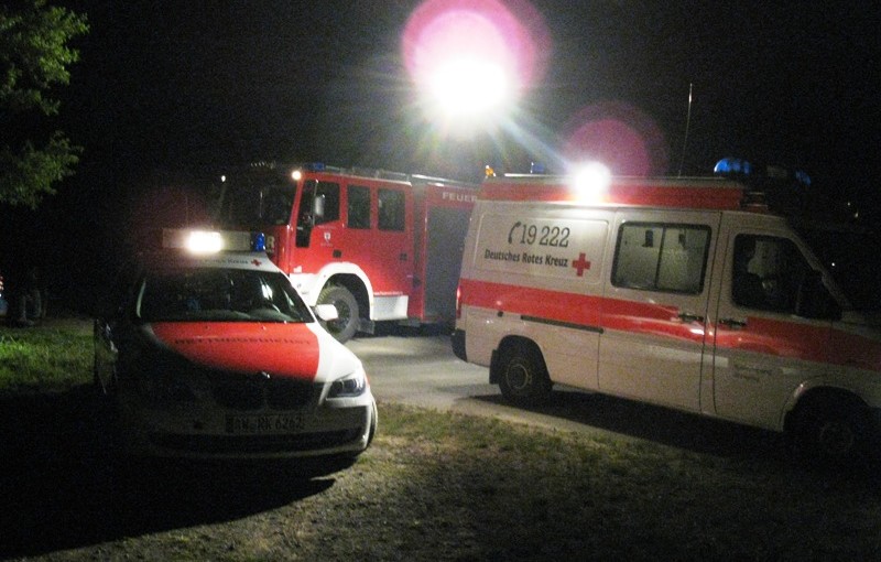 Gemeinsam wurde die Person gerettet