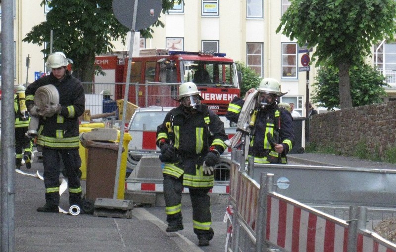 Keine große Behinderung durch die Baustelle
