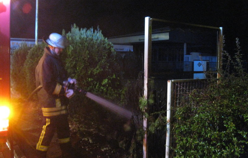 Der Brand war auf ein kleines Ausmaß begrenzt