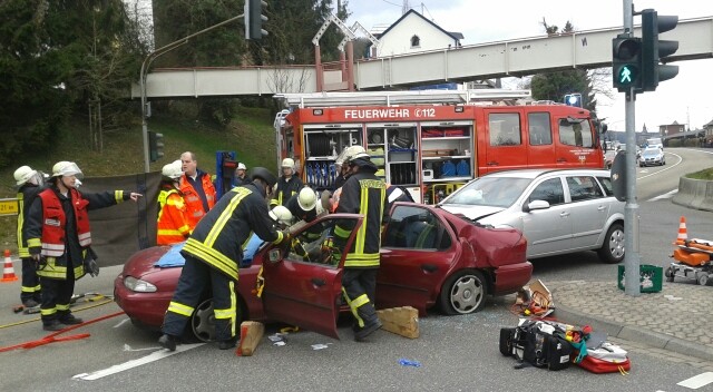 Unfall an der Ampelkreuzung der B9 in Remagen Unfall an der Ampelkreuzung der B9 in Remagen