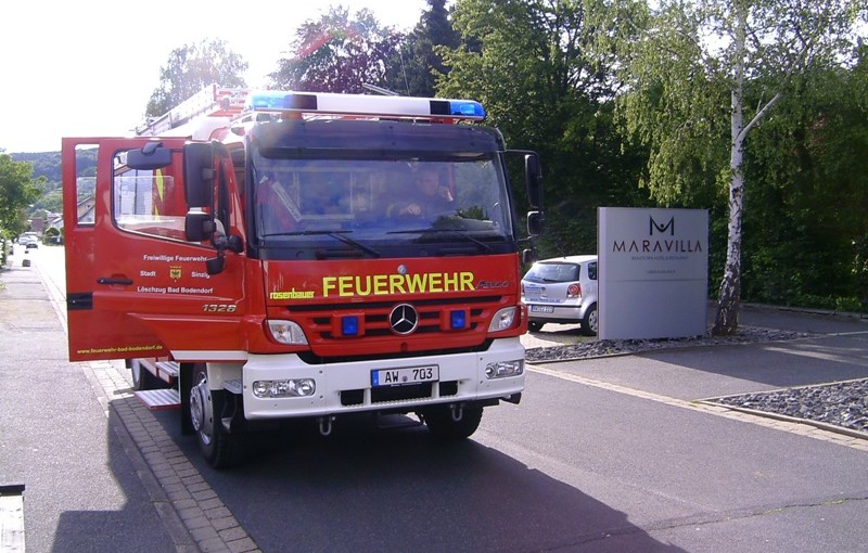 Feuerwehr rückte zu einem Hotelbetrieb aus