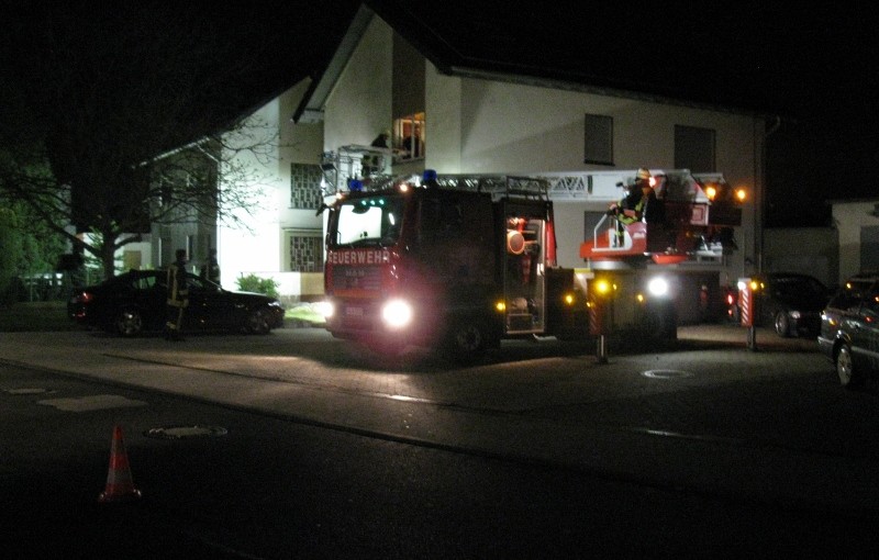 Die Feuerwehr unterstützte den Rettungsdienst