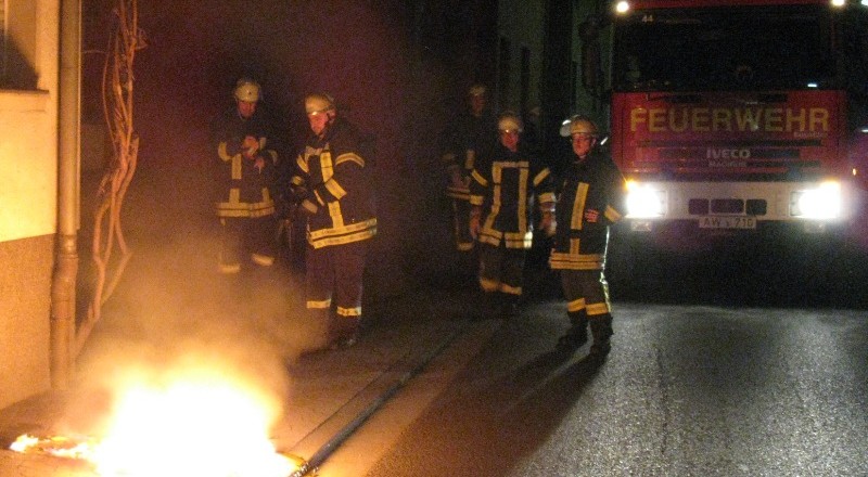 Das Feuer war schnell und einfach gelöscht