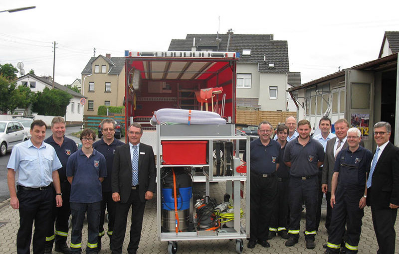 Übergabe der Spende des Förderverein Sinzig