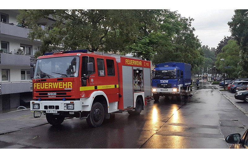 Gemeinsam mit dem THW Sinzig im Einsatz