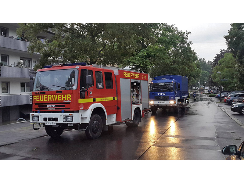 Gemeinsam mit dem THW Sinzig im Einsatz
