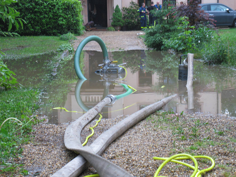 Abpumpen von Grundwasser