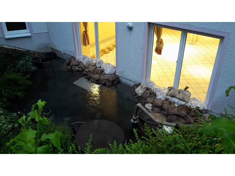 Steigendes Grundwasser in Bodendorf